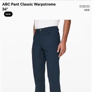 Men’s Lululemon ABC pant EUC